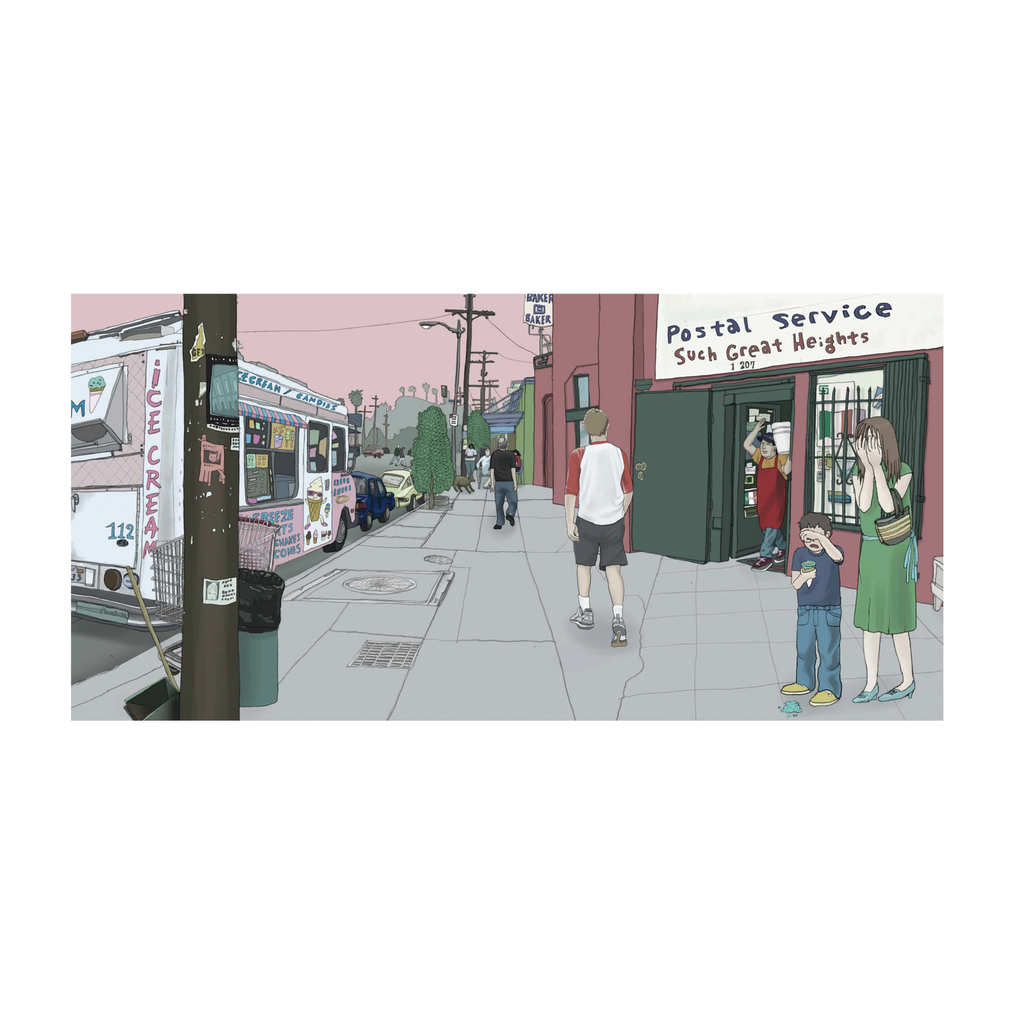 Such Great Heights Print by Kozyndan