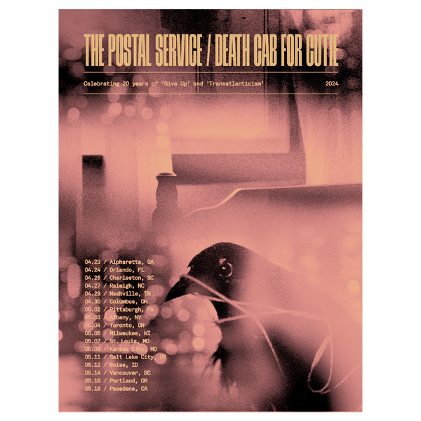 TPS DCfC 2024 Anniversary Tour Poster – The Postal Service