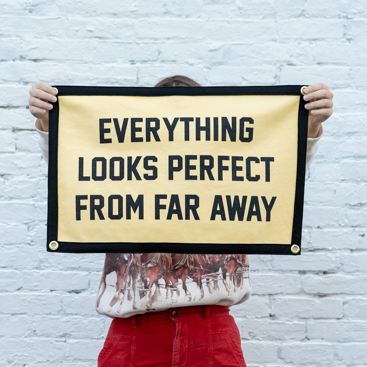 Everything Looks Perfect Oxford Pennant